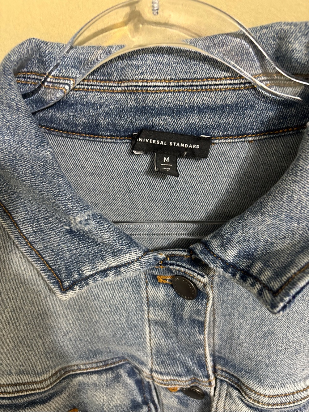 Universal Standard Sz Md / 18/20 Kelsey Denim Jacket - Picture 7 of 8